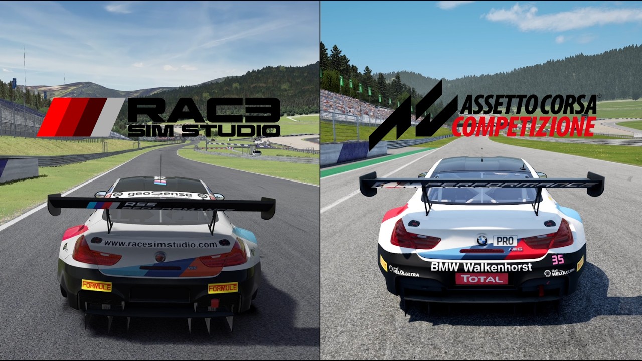 ACC vs Assetto Corsa | BMW M6 GT3 - The V8 Legends
