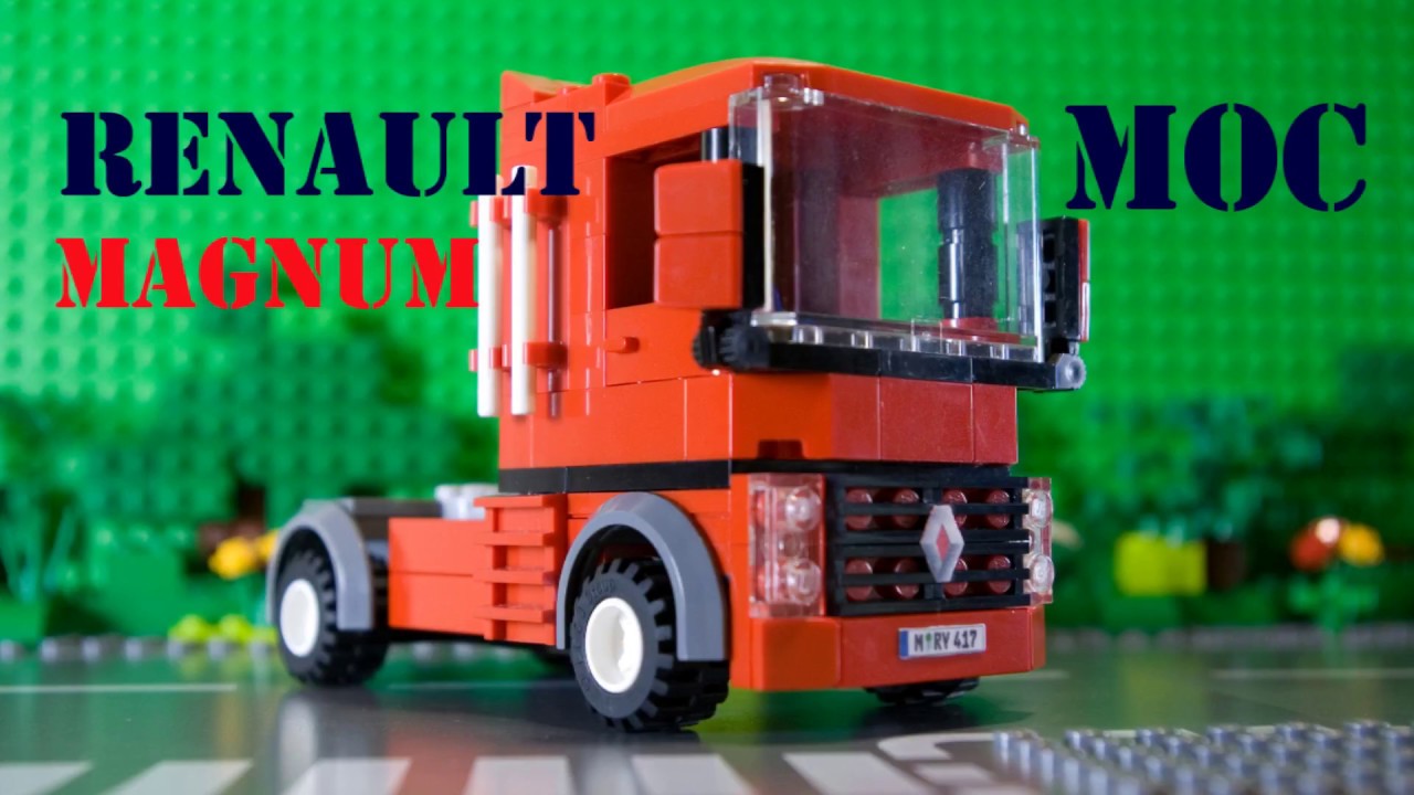 Lego truck Renault Magnum AE 420 MOC - Build - Tutorial - lego stop motion
