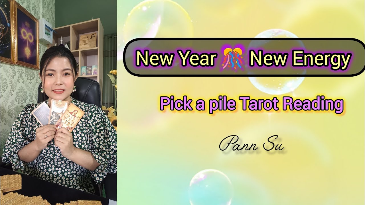 New Year 🎊 New Energy (Pick a pile Tarot Reading) #coachpannsu #tarotreading 