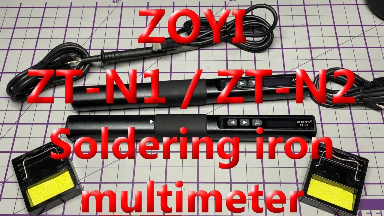 ZOYI ZT-N1 and ZT-N2 Soldering iron with a multi meter.