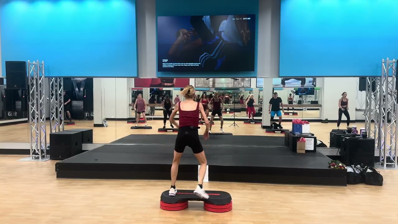 Intermediate Advanced Step aerobics 2/14/26