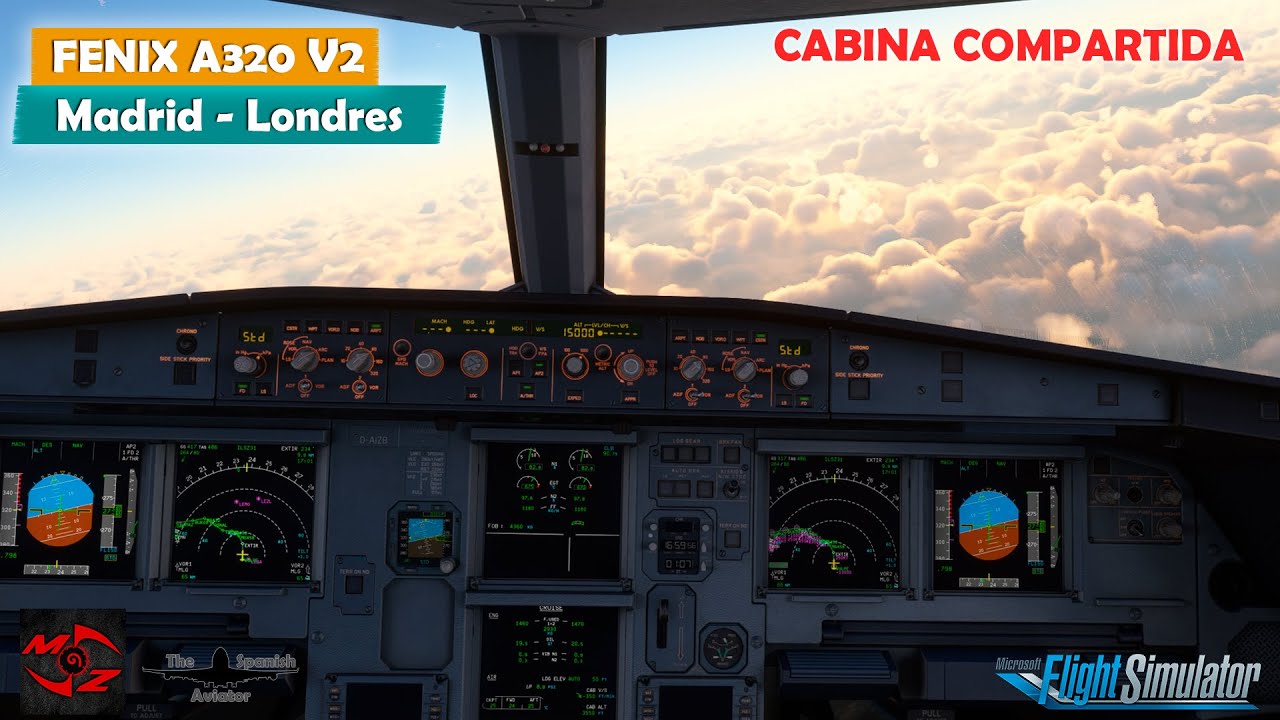 MFSᴴᴰ|FINAL CHAMPIONS 2024+ Cabina compartida @TheSpanishAviator|Madrid-Lutton|LEMD✈EGWW|FENIX 320|
