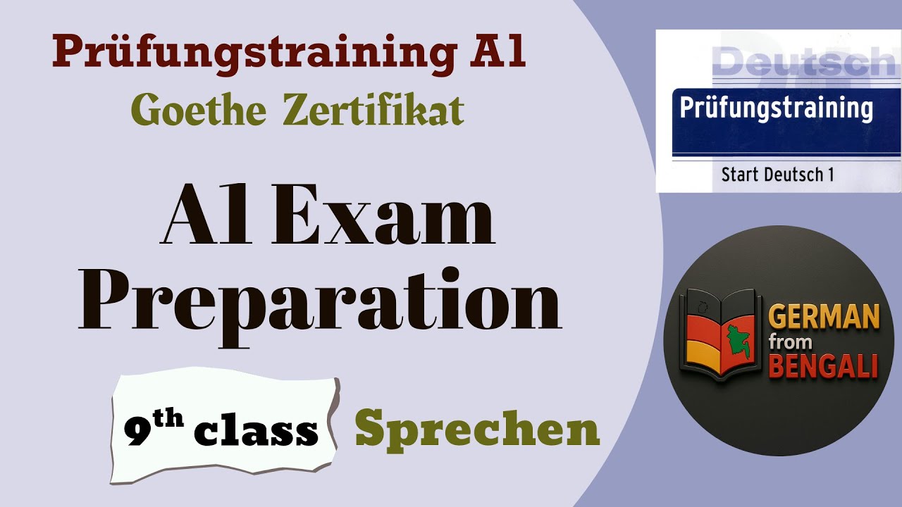 9th Class || A1 Exam Preparation || Sprechen || German from Bengali ||Deutsch A1