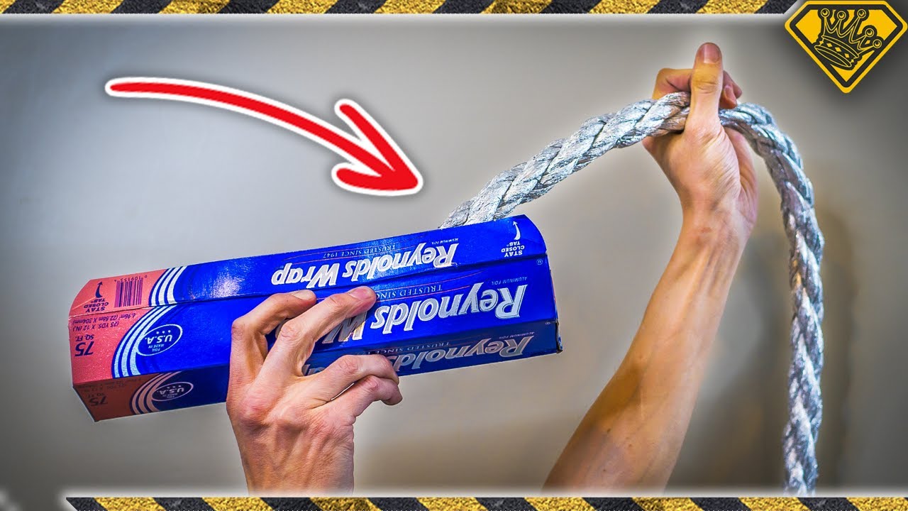 Can You Make a Rope with Aluminum Foil?