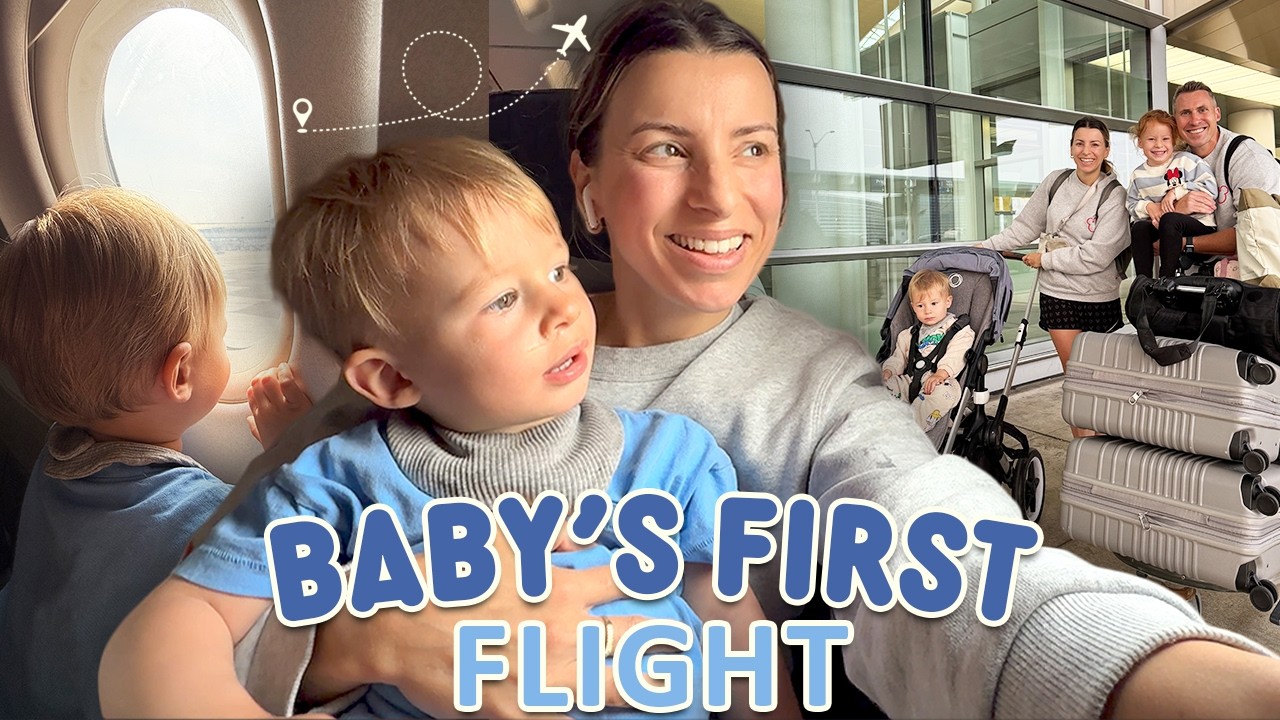 Taking My One Year Old on His FIRST FLIGHT (packing and travel hacks)