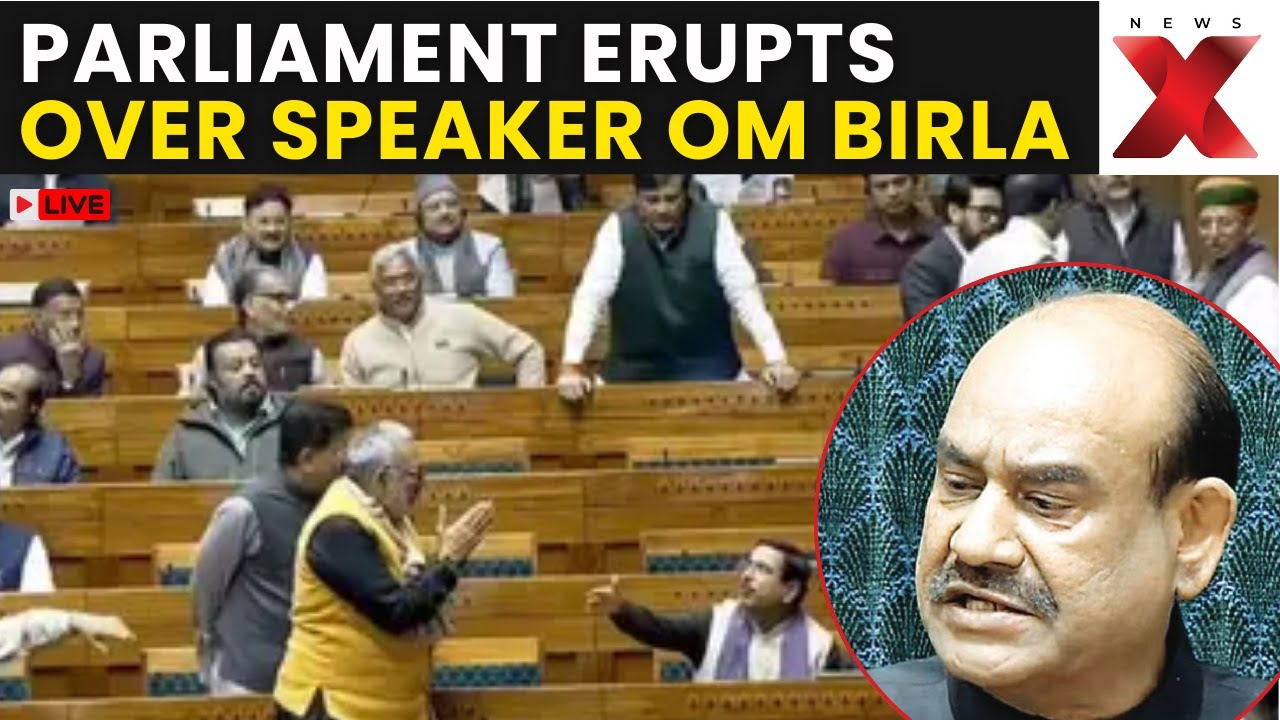 Parliament Chaos LIVE: Opposition Targets Om Birla | Shocking No-Confidence Motion Rocks Parliament!