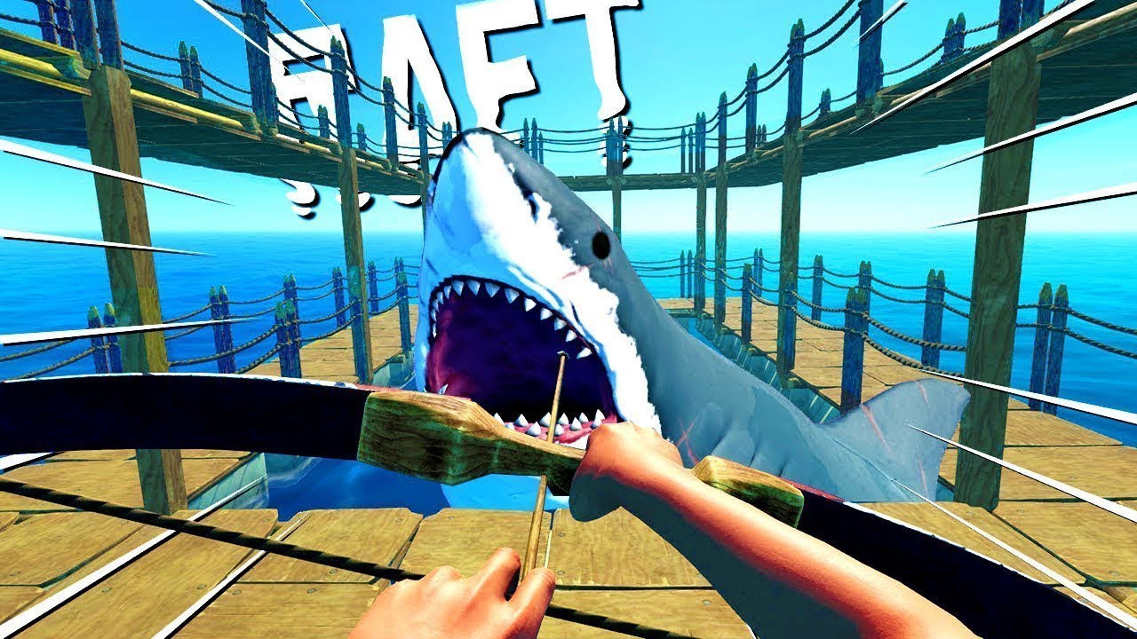 Bow and Arrow! Game Changer!!! | Raft | Let's hunt stuff! | NEW UPDATE