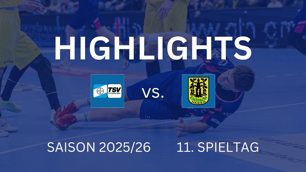TSV Bayer Dormagen vs. VfL Eintracht Hagen // 11. Spieltag // 2. Handball-Bundesliga