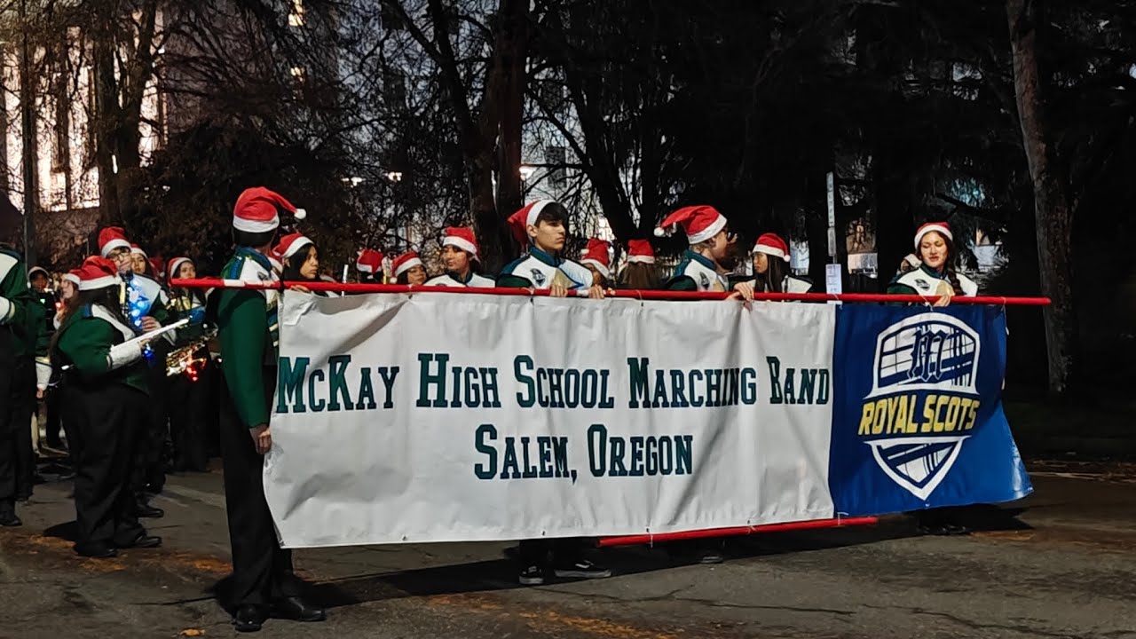 McKay High School Marching Band Salem Holiday Parade 2025