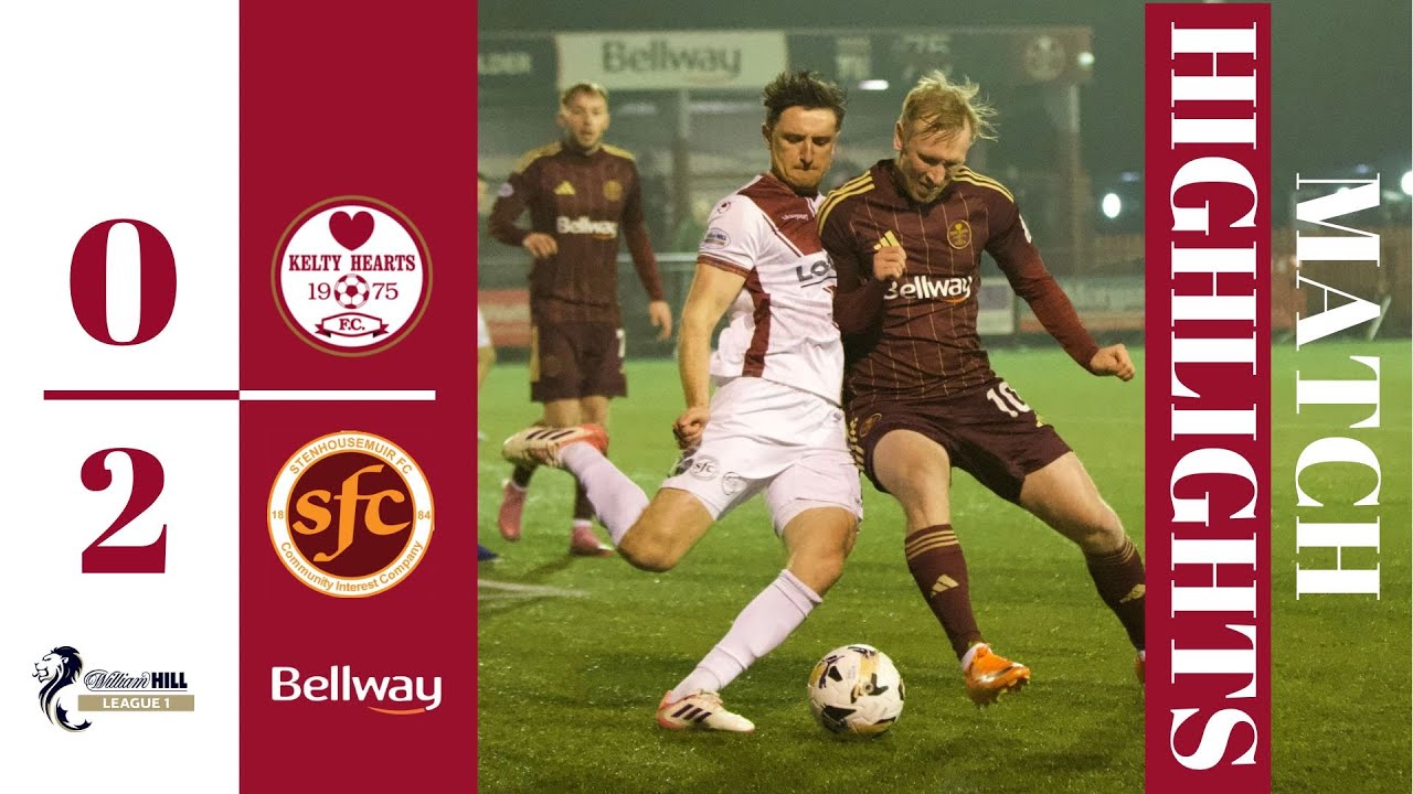 Kelty Hearts v Stenhousemuir - 24/1/2025