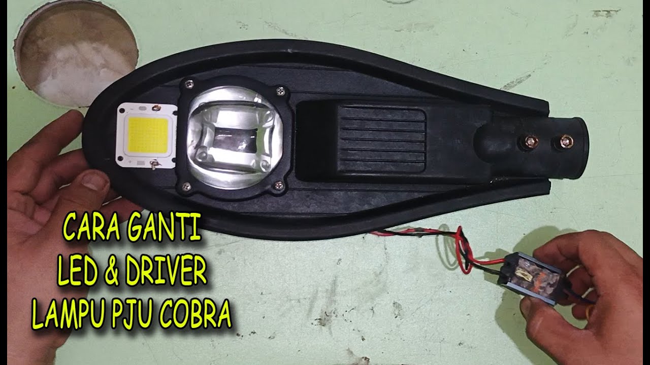 GANTI LED PJU LAMPU COBRA 50 WATT