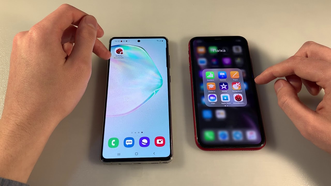 Samsung Galaxy Note 10 Lite vs iPhone XR