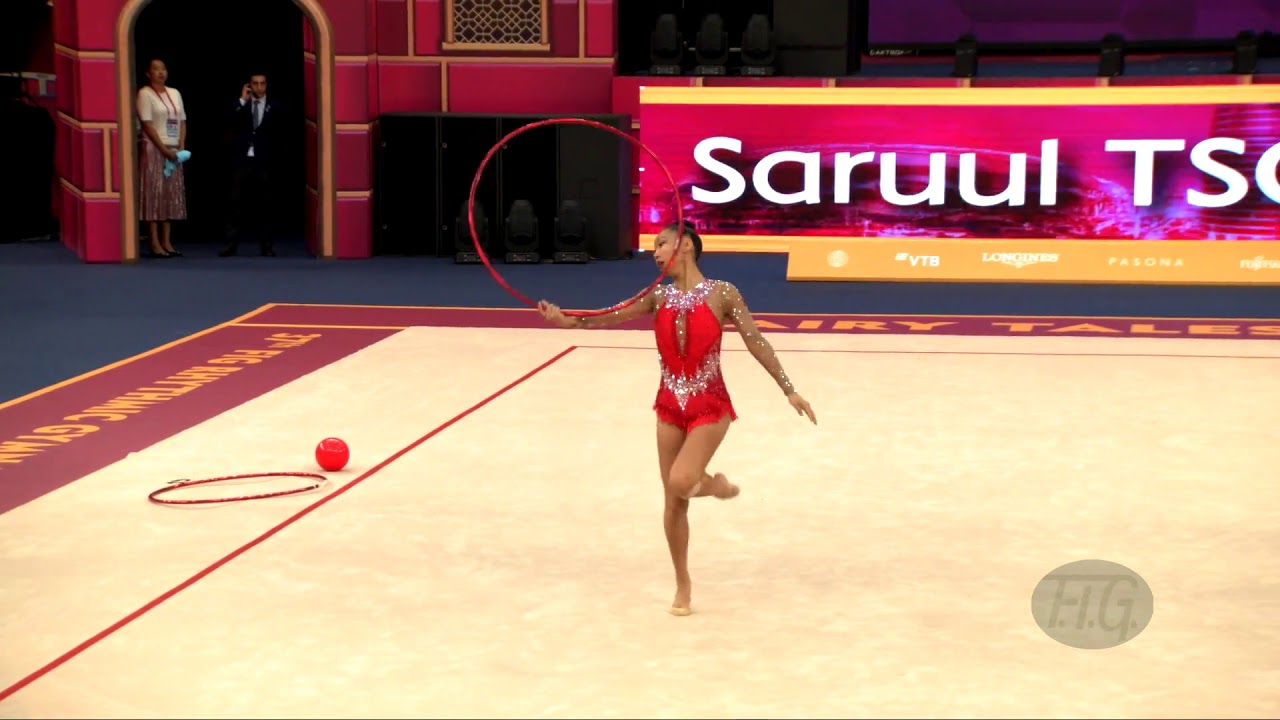 TSOGTBAYAR Saruul (MGL) - 2019 Rhythmic Worlds, Baku (AZE) - Qualifications Hoop
