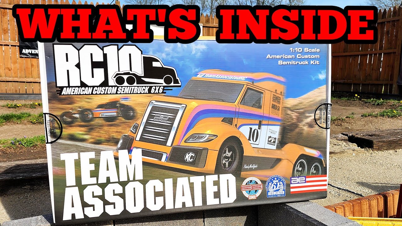 RC10 American Custom Semitruck 6x6 unboxing