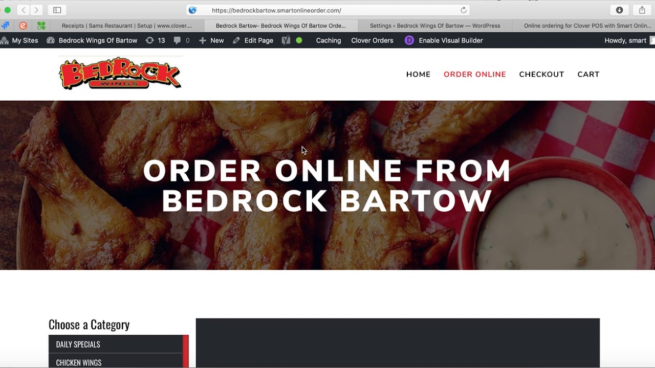 Smart Online Order for Clover POS -- Getting Setup --