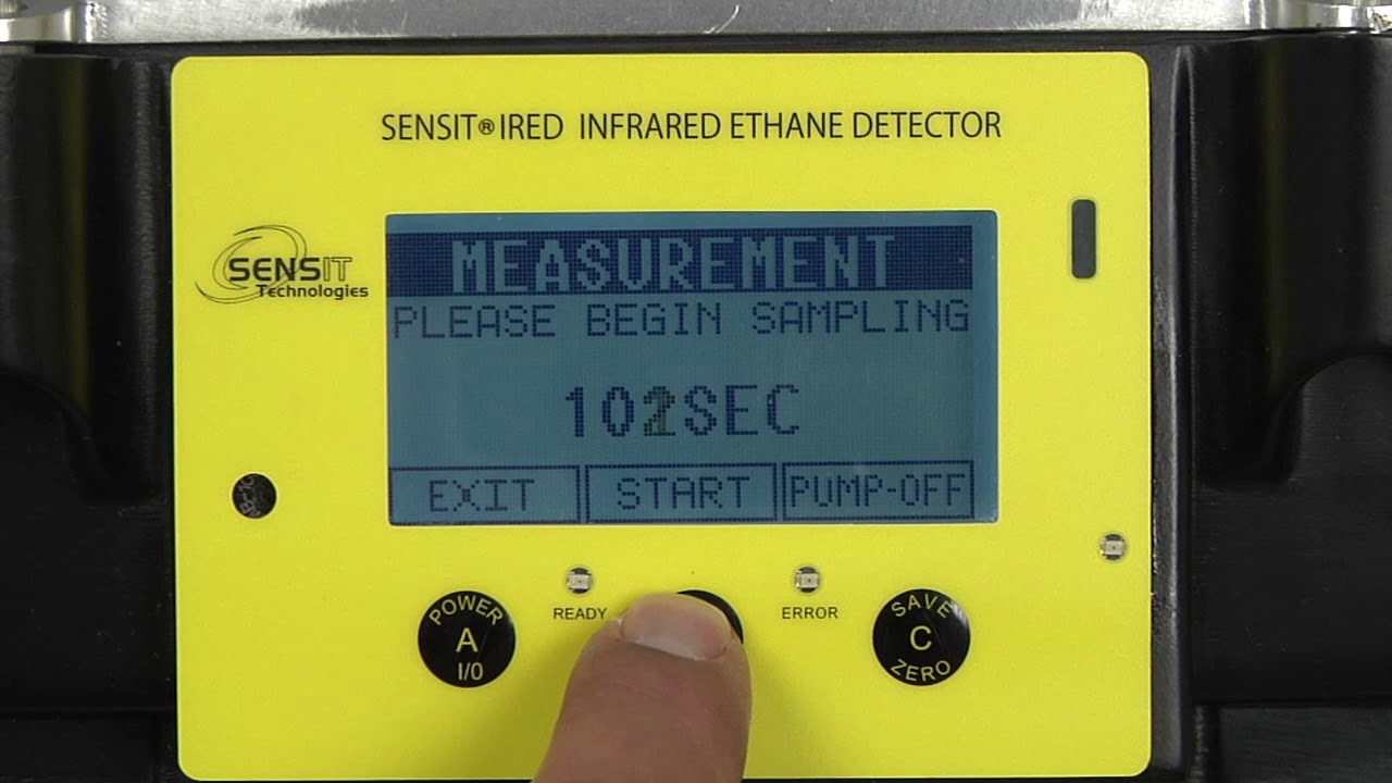SENSIT IRED Infrared Ethane Gas Detector Quick Start Guide
