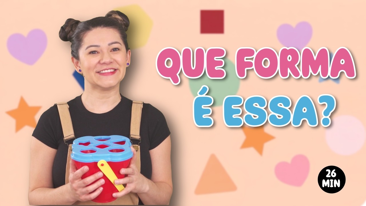 Formas Geométricas para Crianças - Cores, Números e Libras