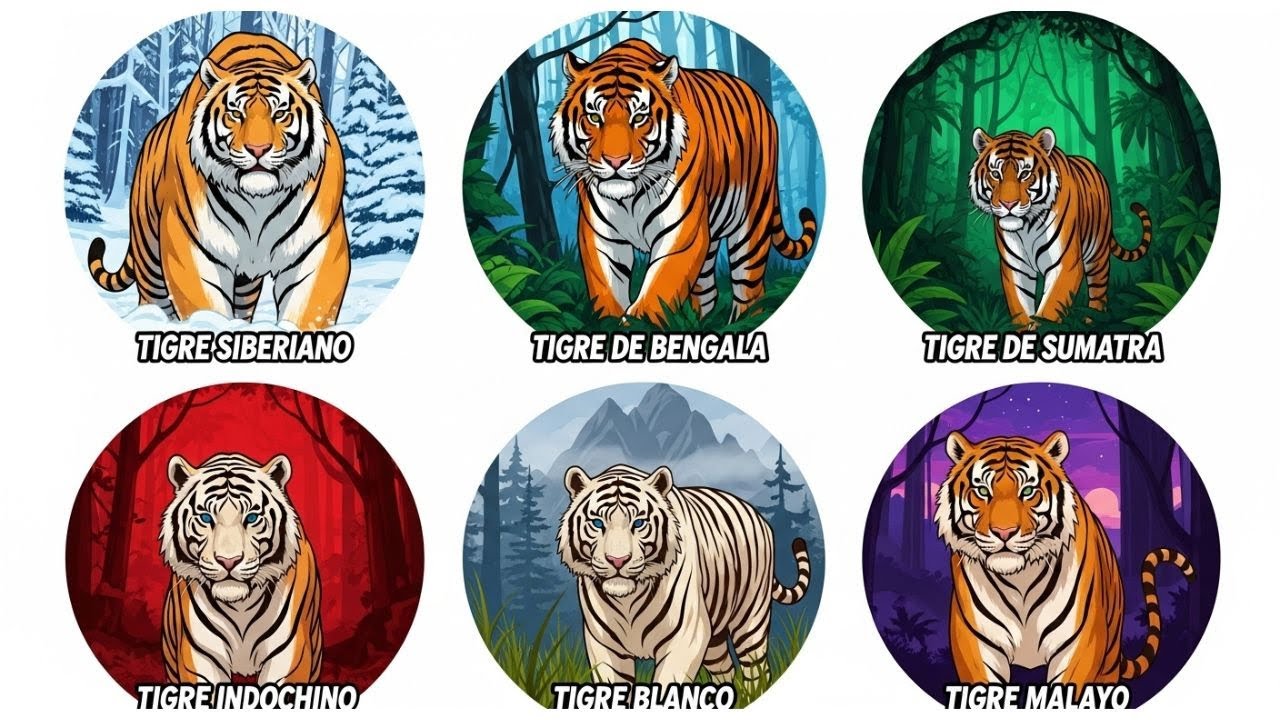 Todos Los Tipos De Tigres Explicados En 15 Minutos
