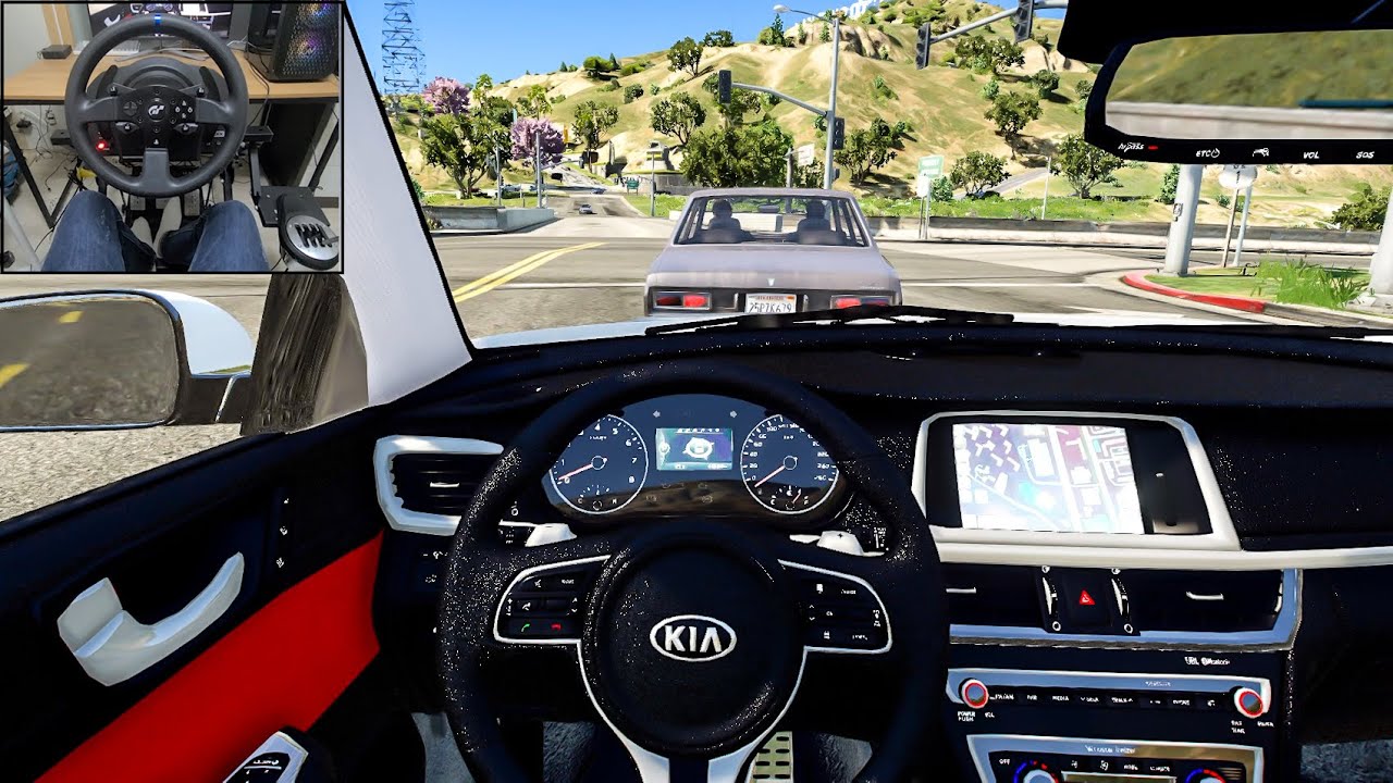 GTA 5 - 2016 KIA K5 (Optima) | NaturalVision Evolved [Steering Wheel gameplay]
