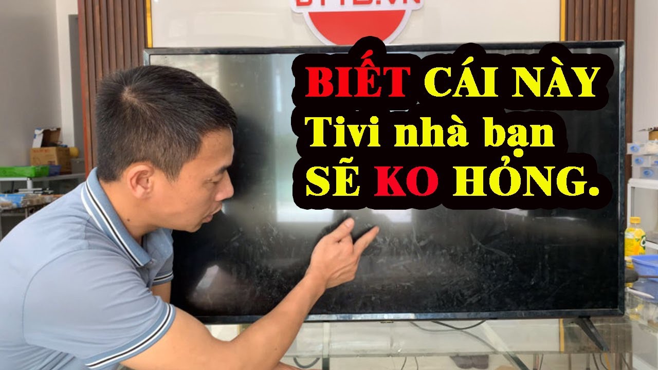 Vệ sinh Tivi đúng cách ! Bẩn mấy cũng Sạch