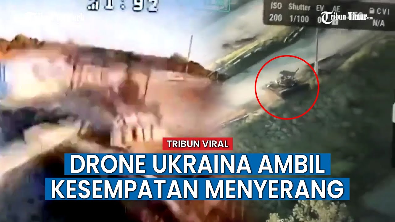 Tank Rusia Terperosok di Jembatan Konka, Drone Ukraina Ambil Kesempatan