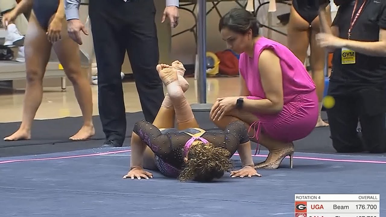 NCAA Women's Gymnastics Fall Moments ✨ February 11-13, 2022