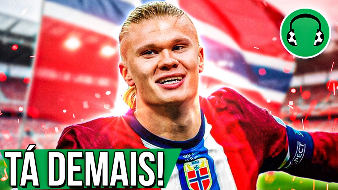 ♫ HAALAND T&Aacute; VOANDO!!! (e botou a Noruega na Copa!) | Par&oacute;dia Blue Da Ba Dee - Eiffel 65