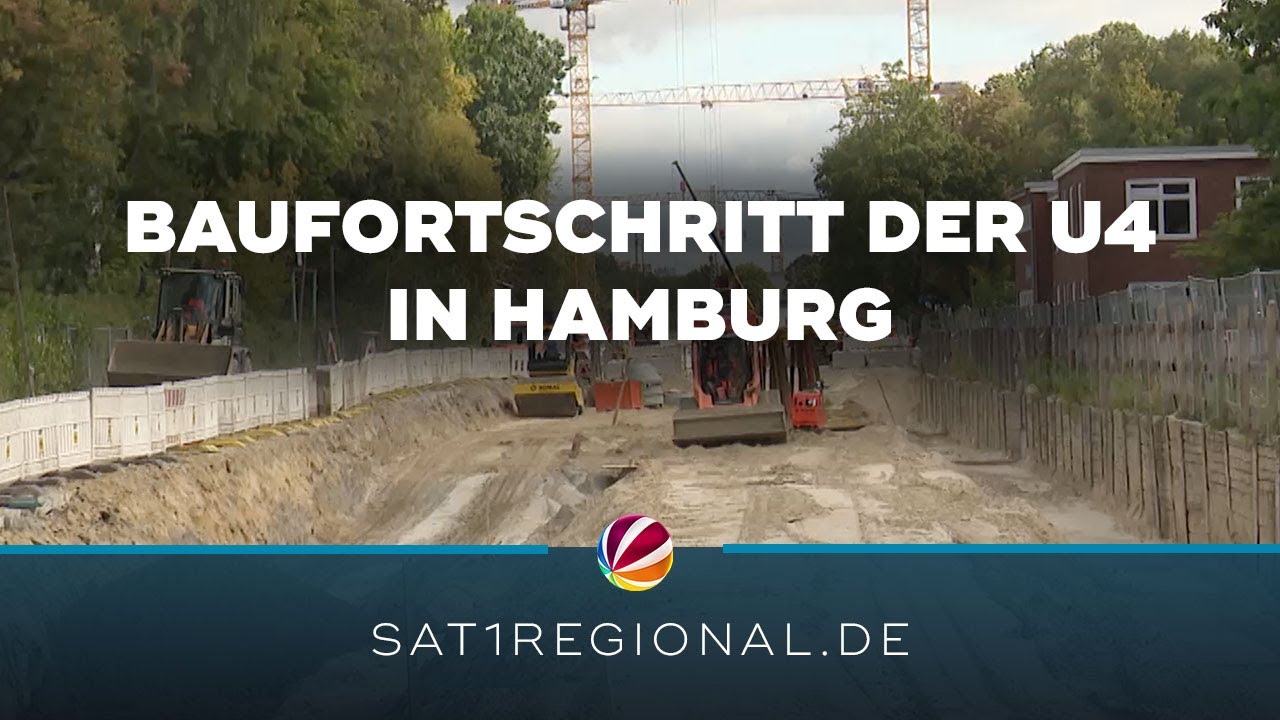 U4-Ausbau in Hamburg: Arbeiten laufen nach Plan