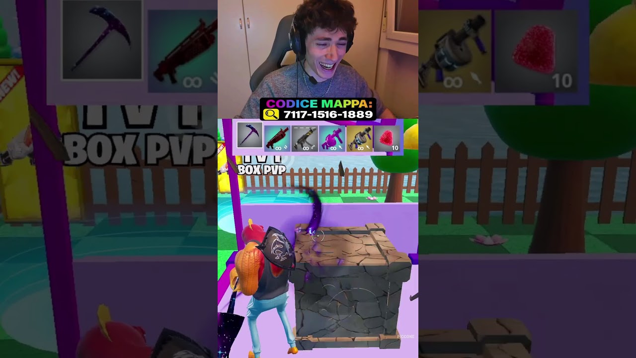 ALLERTA BUGIE 😂 Lucky Block 1v1 ITA 😂 #fortnitefunny #1v1 #luckyblocks #fortniteitalia #fortnite