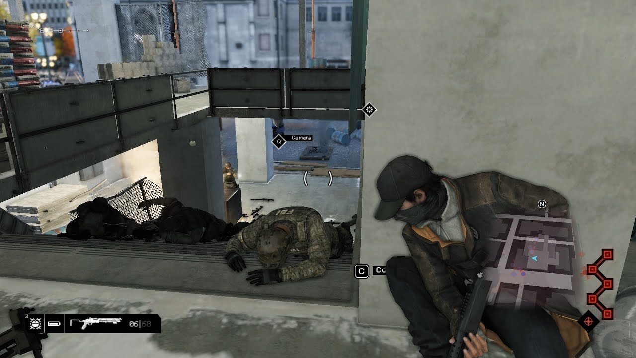 Watch Dogs Police FBI Combat Chase + Epic Five Star Wanted Level Escape