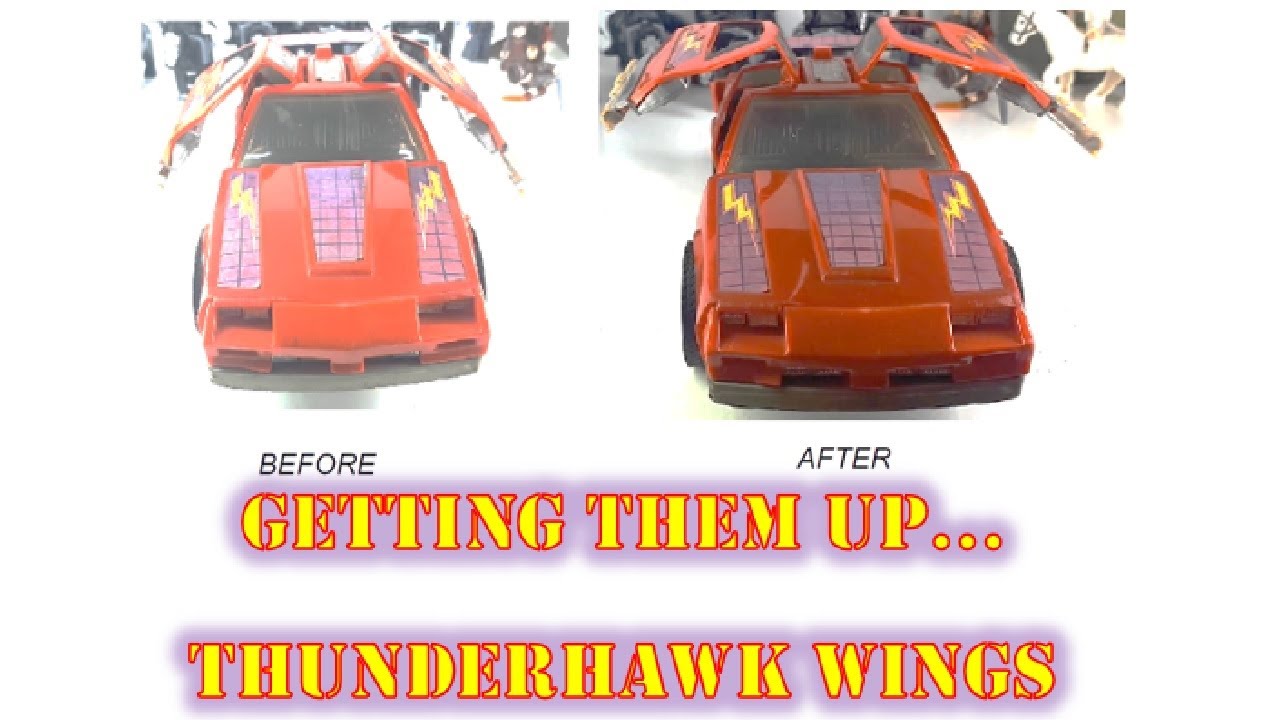 Fixing Vintage Kenner Mask Thunderhawk's Wings