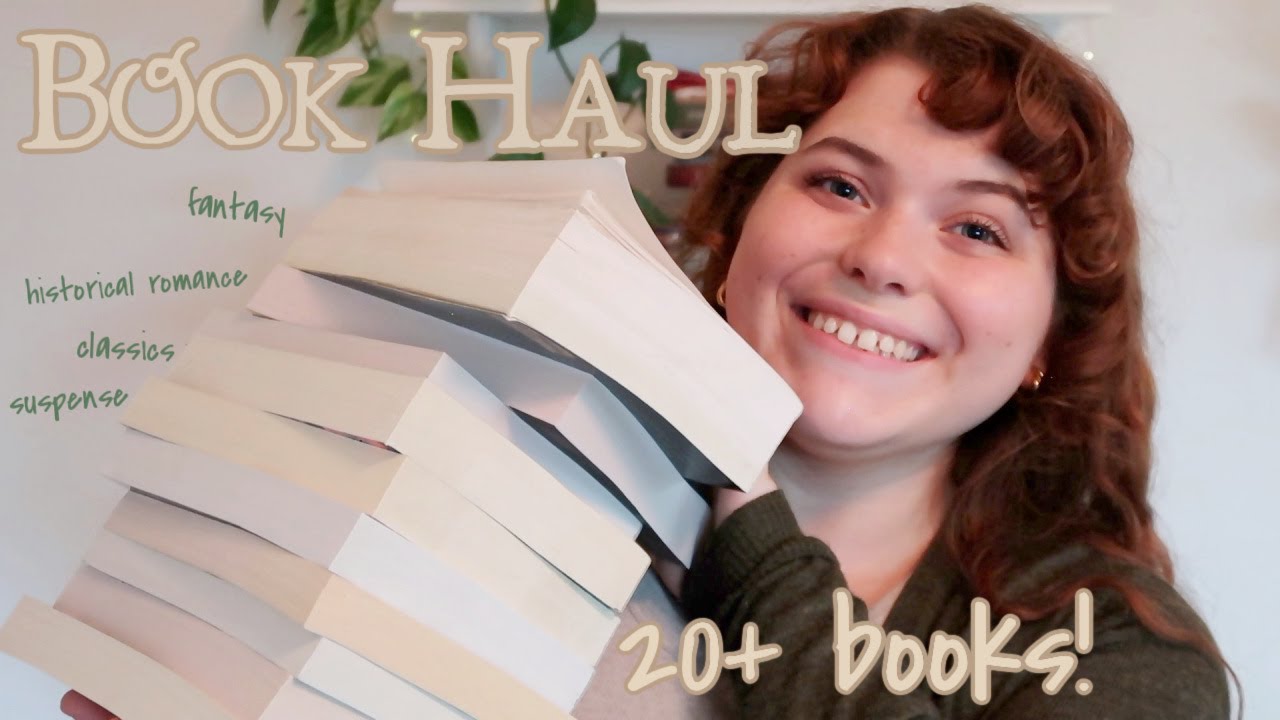 A Book Haul!|clean books, christian fiction, new & used books