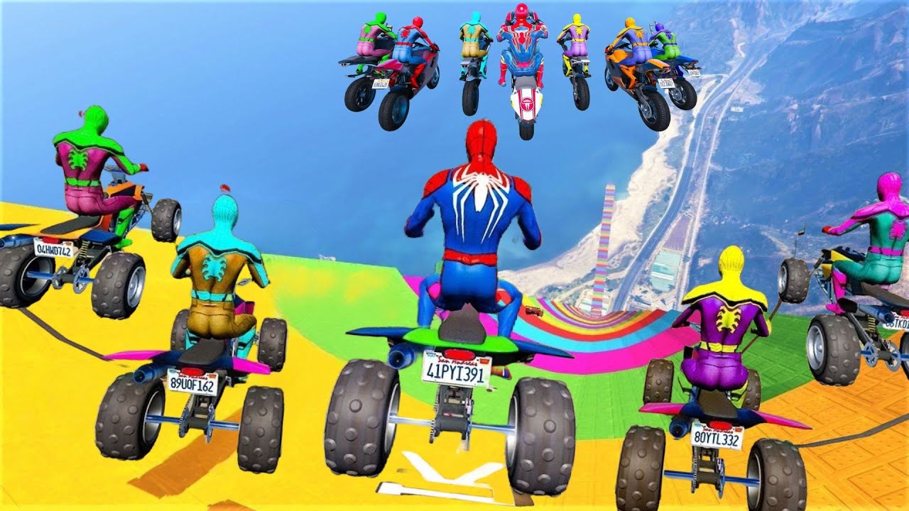 الرجل العنكبوت انقاذ باتمان Spider-Man Rescue batman vs iron man vs venom funny Game GTA 5 superhero