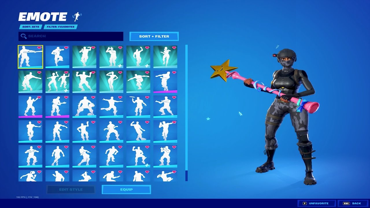 Fortnite dance in locker for TikToks!!