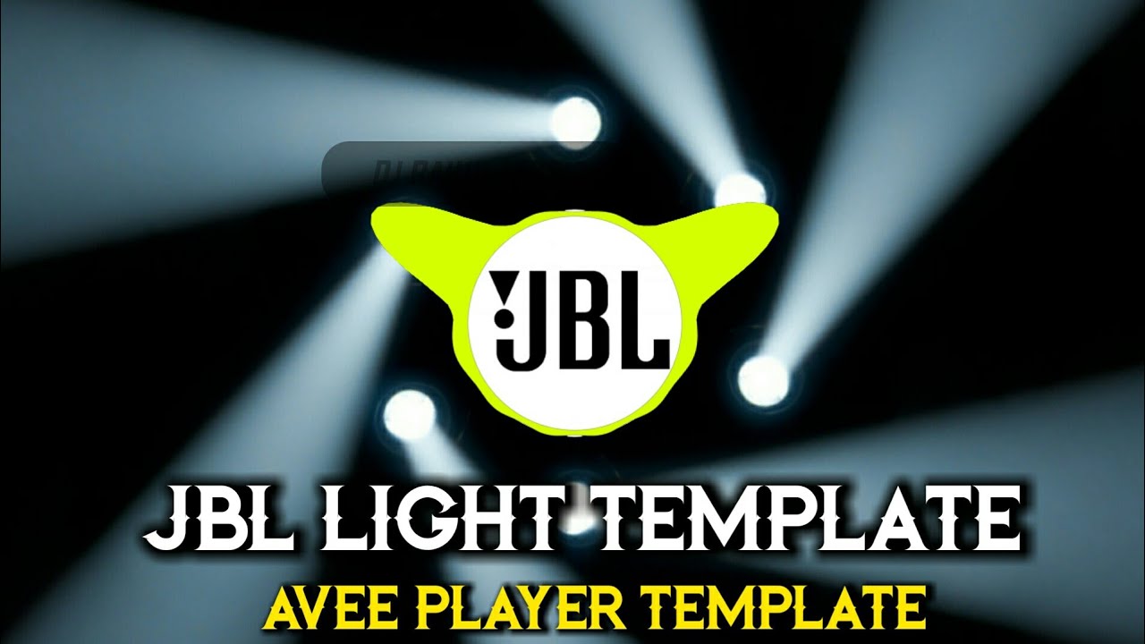 Jbl Light Avee Player Template || Dj Light Template #new #aveeplayer