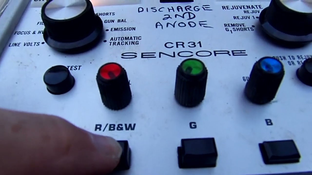 Servicing a Circa 1968 Sony TV720U B&W Television