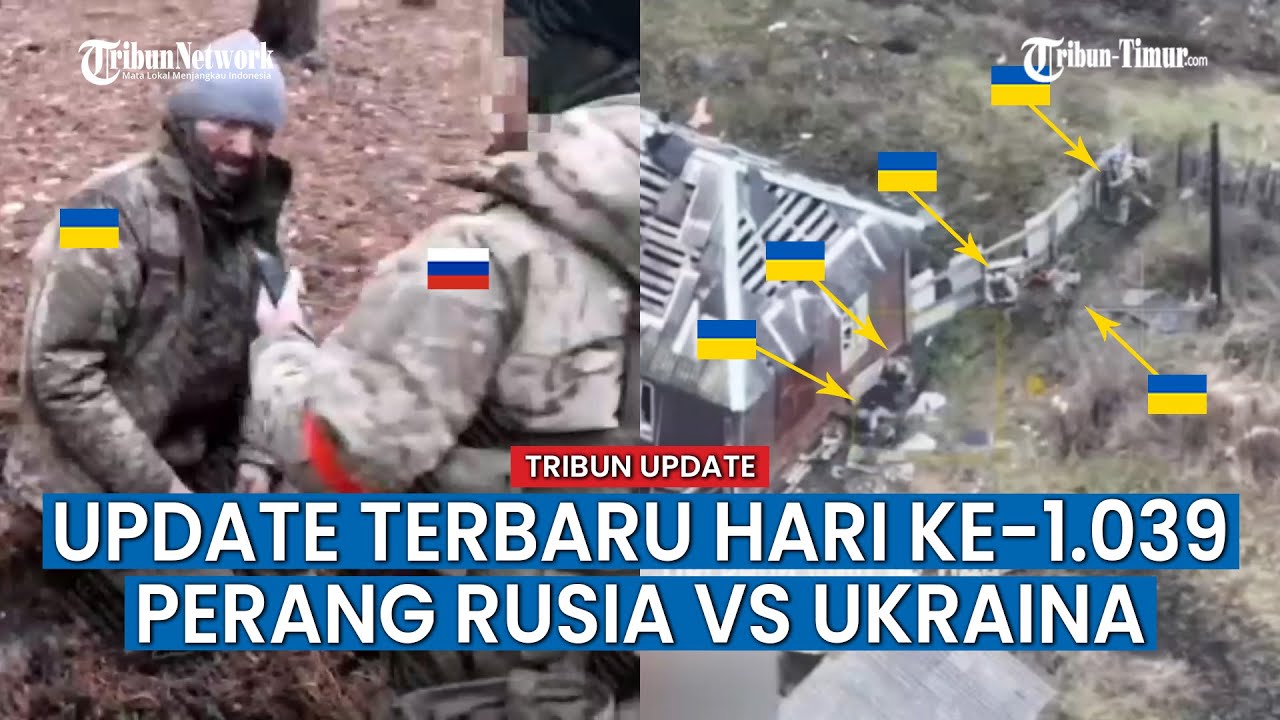 HARI KE-1.039 RUSIA VS UKRAINA, Ledakan Dahsyat Terjadi di Posisi Ukraina Dihantam Serangan Rusia!