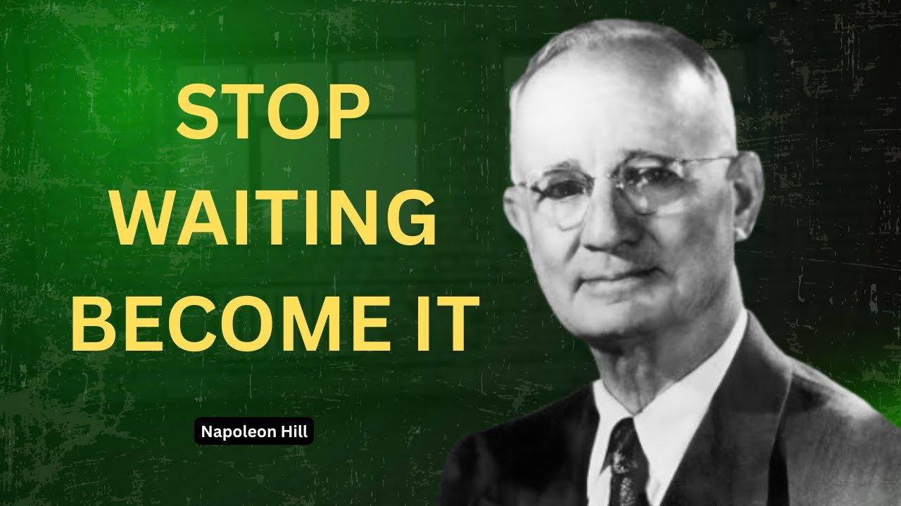 Stop Waiting for Opportunity, Become It #napoleonhill #motivation #success