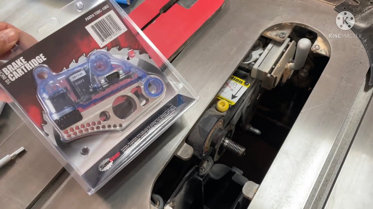 sawstop saw blade, cartridge replacement 쏘스탑 톱날, 카트리지 교체 [독수공방]