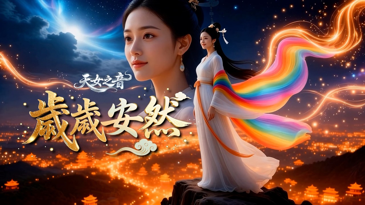 🌸天女之音《歲歲安然》｜新年吉祥歌｜金光雲海天界祝福版｜願你年年平安