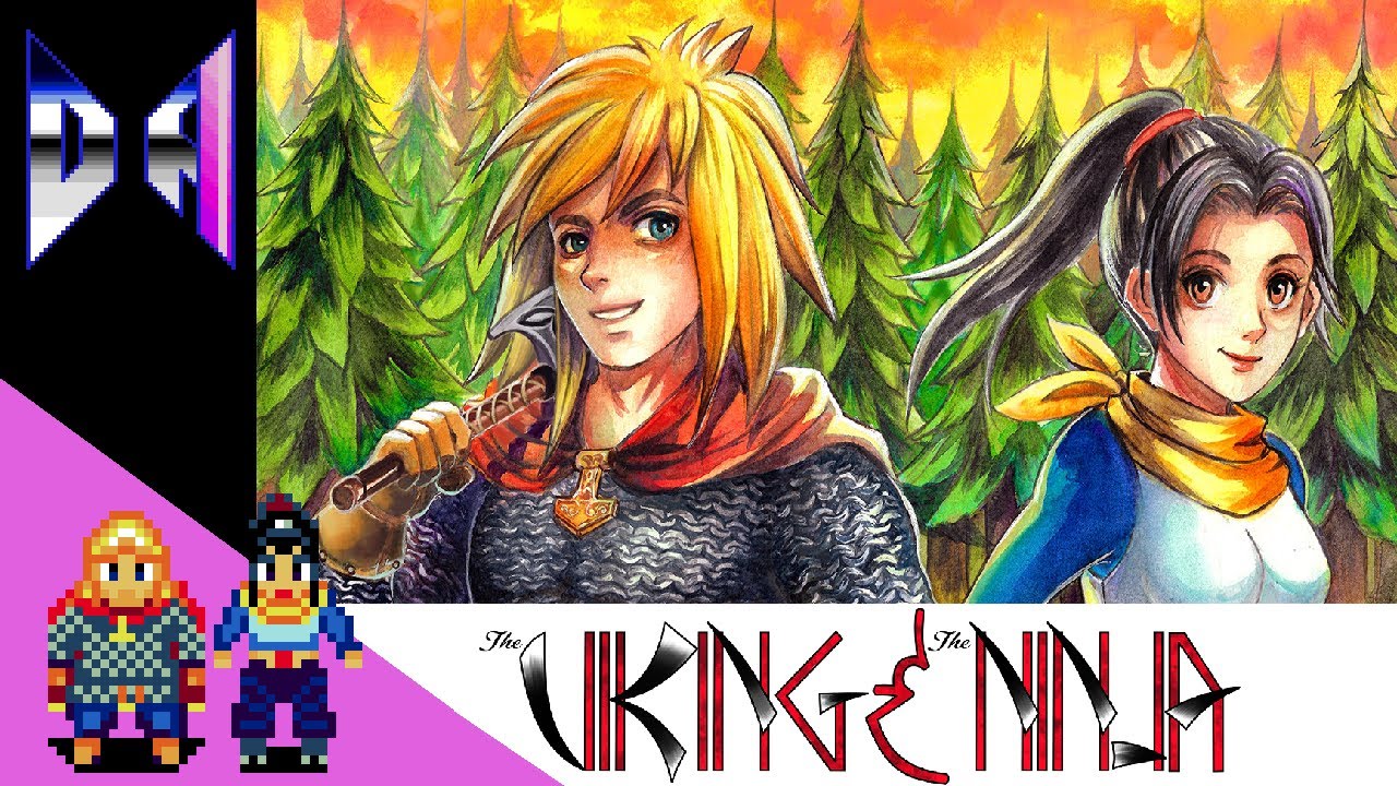 The NEW 16-bit action-RPG - The Viking & The Ninja!