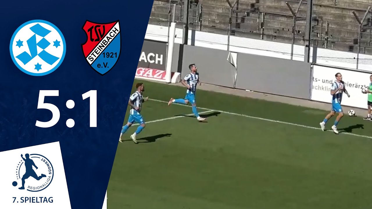 Drei Tore in drei Minuten | SV Stuttgarter Kickers - TSV Steinbach Haiger | 7. Spieltag RLSW