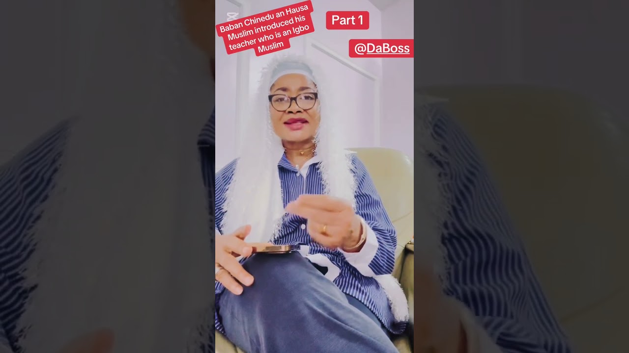 Бабан Чинеду, мусульманин из народа хауса, представил своего учителя, который является мусульмани...