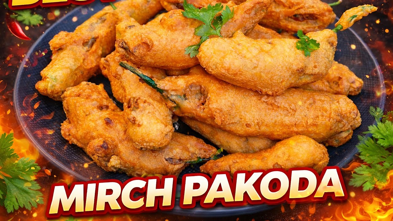 जोधपुरी STYLE मिर्ची PAKODA एकदम हलवाई स्टाइल Ghar par banaye ekdum asan tarike se | MIRCHI PAKODA