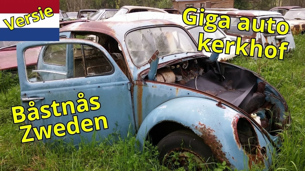 #38NL AUTOKERKHOF, BÅSTNÅS ZWEDEN, SCHATTEN UIT VERLEDEN, MERCEDES BENZ, VOLKSWAGEN T0T VOLVO