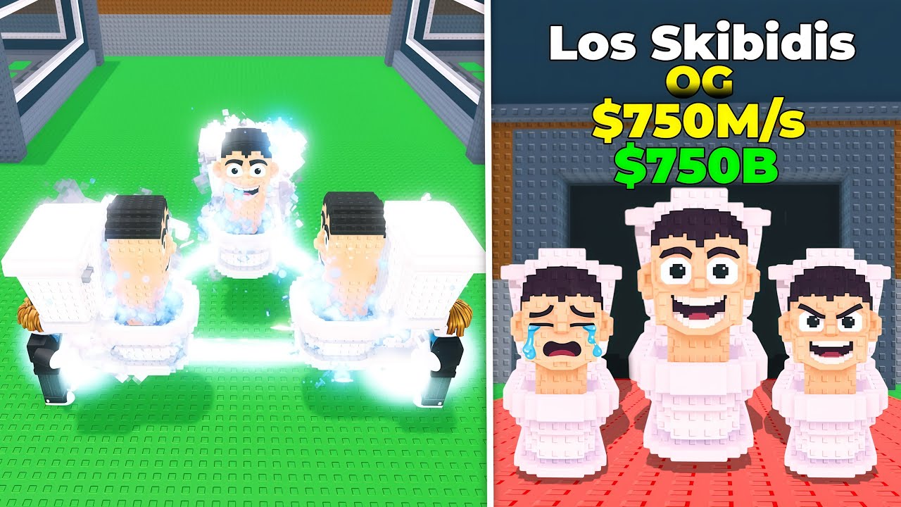 ROBLOX Steal a Brainrot FUNNY MOMENTS - Los Skibidis Ritual (MEMES) 🚽😂