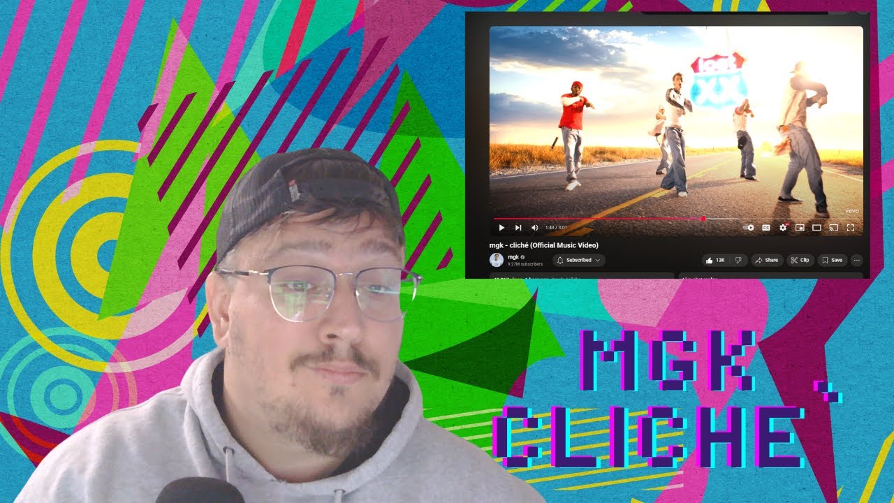 mgk cliché (Official Music Video )- Reaction! #mgk #reaction #musicreaction #trending