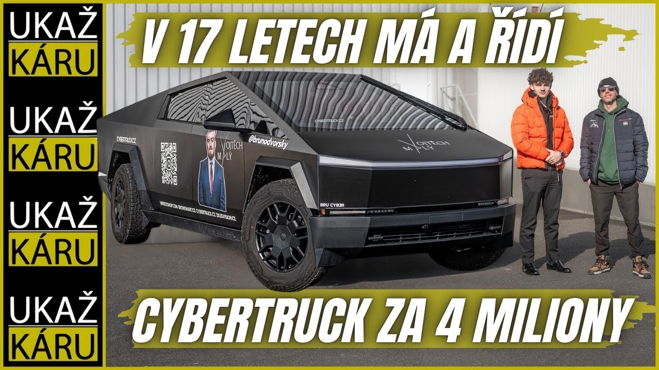 4K | TEENAGER V CYBERTRUCKU A JA JAKO MENTOR!