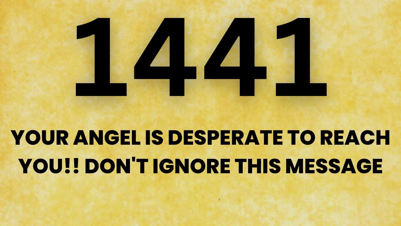 🕊️1441 Your angel is desperate to reach you!! Don't ignore this message..Open this now !!⚠️