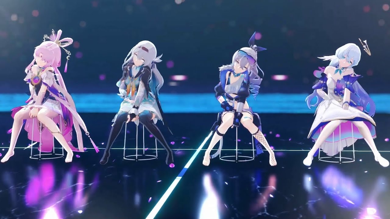Honkai：Star Rail MMD｜ROLLIN'｜Fu Xuan × Silver Wolf × Firefly × Robin #StarRail #스타레일 #スターレイル #MMD